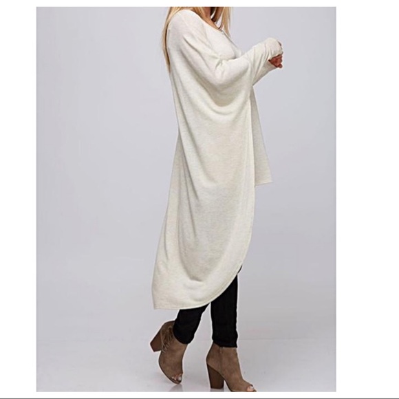 ✨LAST ONE✨Black high low tunic top - Picture 4 of 5